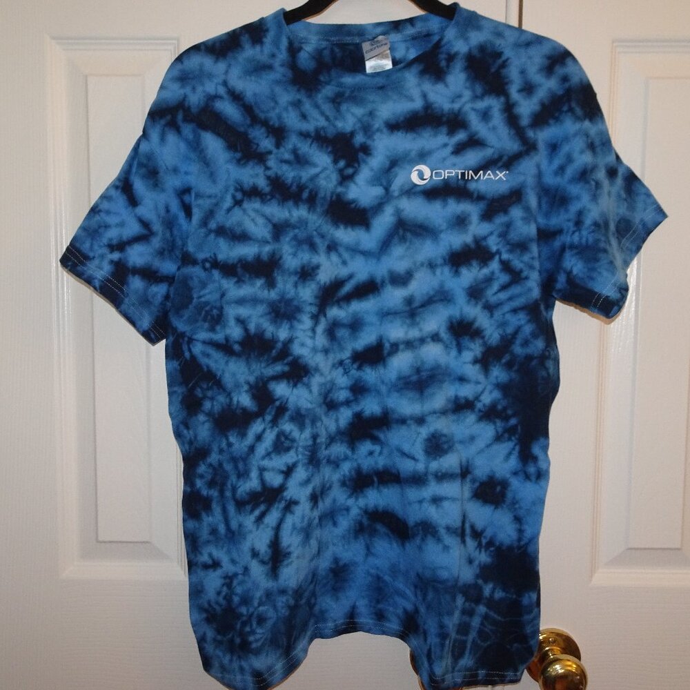 Tie Dye Blue Optimax Tech TShirt